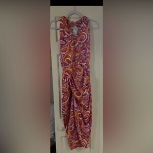 Vibrant Swirl Pattern Dress